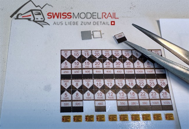 Steigung Schilderbogen Klebebogen