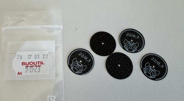 Ultrafeine faserverstärkte Trennscheiben für Dremel/Proxxon (5 Stk.) 0.3mm