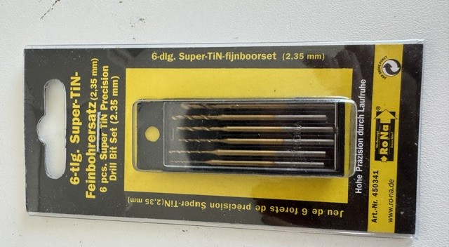 Feinbohrersatz Hochpräzision, RoNa.de (6 teilig)