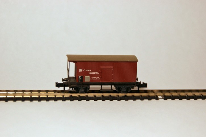 SBB Gklm Gedeckter Materialwagen K1 braun SBB Gklm Gedeckter Materialwagen K1 braun