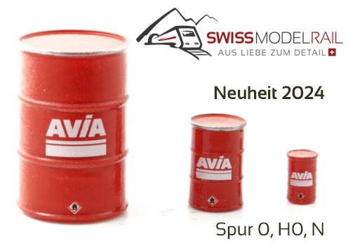 Metal Barrel 220L AVIA (0 Scale 1:45) New product 2024