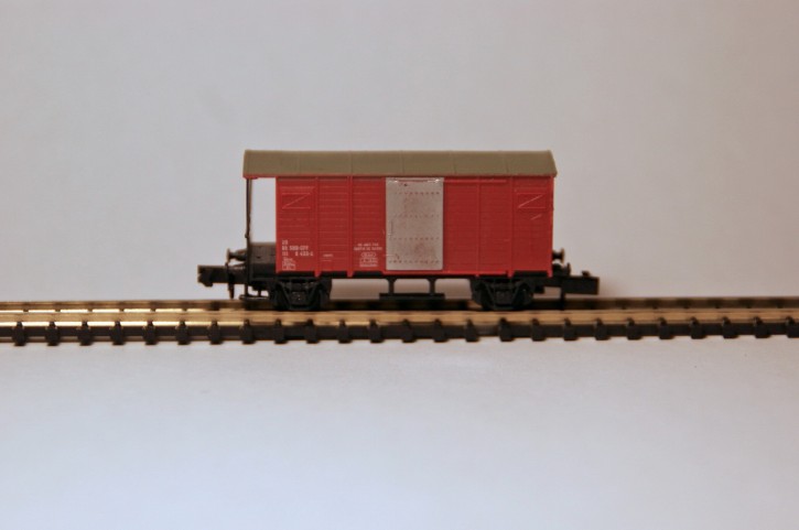 SBB Gklm Gedeckter Güterwagen K2 braun mit Silbertüren SBB Gklm Gedeckter Güterwagen K2 braun mit Silbertüren