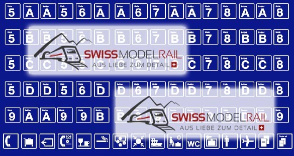 Sektorentafel / Perron Schilderbogen (Gleis 5-9)