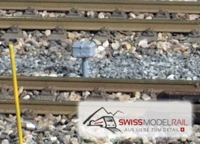 Anschlusskasten für Achszähler gelb Spur 0 (4 Stück)