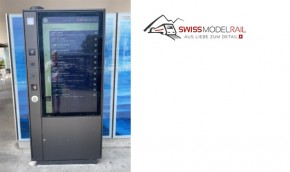 Abfahrt/Informationsbildschirm gross modern H0 mit LED (Neuheit 2023)