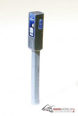 Parkuhr / Parkautomat modern Schweiz (H0) Neuheit 2021
