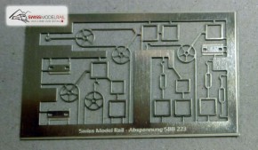 Fahrleitungsmast Abspannung Set SBB