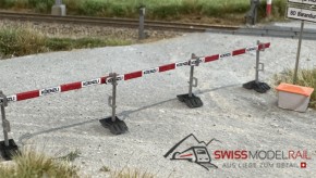 Bakenfuss / Betonsockel für Schrankenlatten H0 Neuheit 2026 (6er Set)