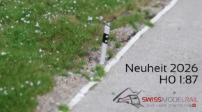 Strassenpfosten Begrenzungspfähle Schweiz (H0) Neuheit 2026