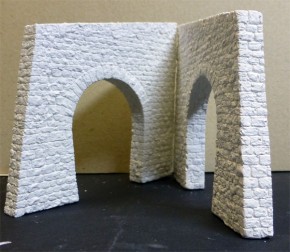 RhB H0m Tunnel Portal rechts (bemalt oder unbemalt)
