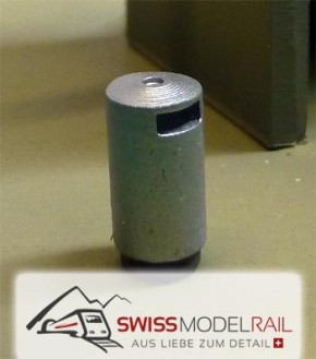 Abfalleimer Variante 2 Rund (H0)